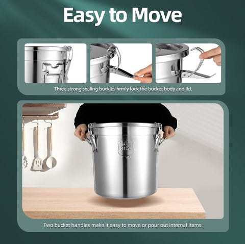 Acciaio Inossidabile Impermeabile 40cm - Materiale Metallico, Diverse Dimensioni - Foto 14