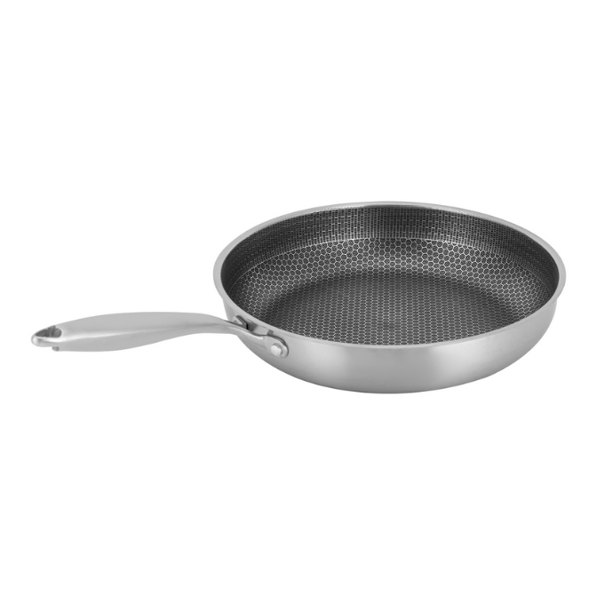 Crealys 502388 Pentola In Acciaio Inox 10 L - Coperchio In Vetro Diametro 28 Cm 91433537