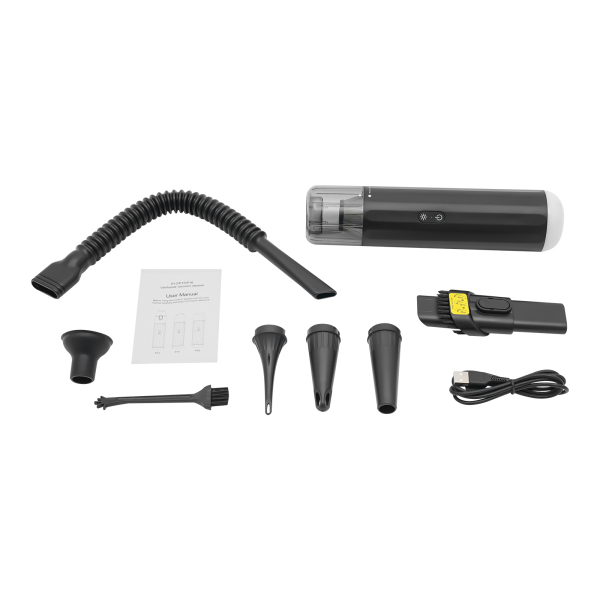 Aspirapolvere portatile senza fili P16 per auto, potente aspirapolvere portatile, mini aspirapolvere portatile - Nero Aspirapolvere portatile senza fili P16 per auto, potente aspirapolvere portatile, mini aspirapolvere portatile - Nero