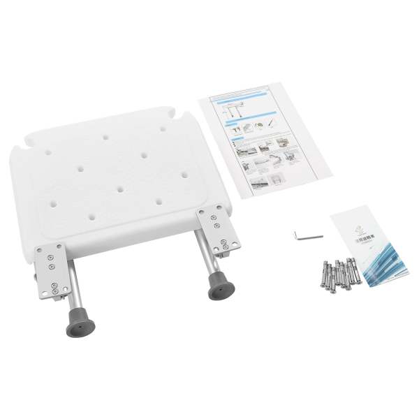 TONYSA Sedia Da Doccia Pieghevole, Sedile Da Doccia Pieghevole Con Gambe, Sgabello Da Bagno Con - 9