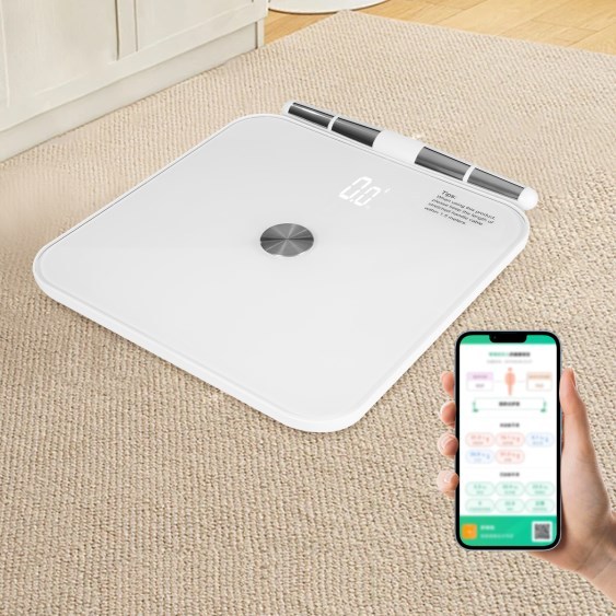 Miezaan BodyPulse Bilancia Intelligente 8 Elettrodi – Vetro Temperato, 56 Metriche, WiFi/Bluetooth, BMI, Grasso, Muscoli - 4