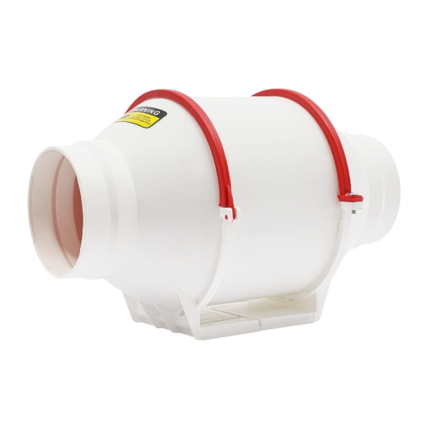 Ventola da 4 pollici 40 W, volume d'aria: 310 m³ all'ora, telecomando, due velocità, bianco