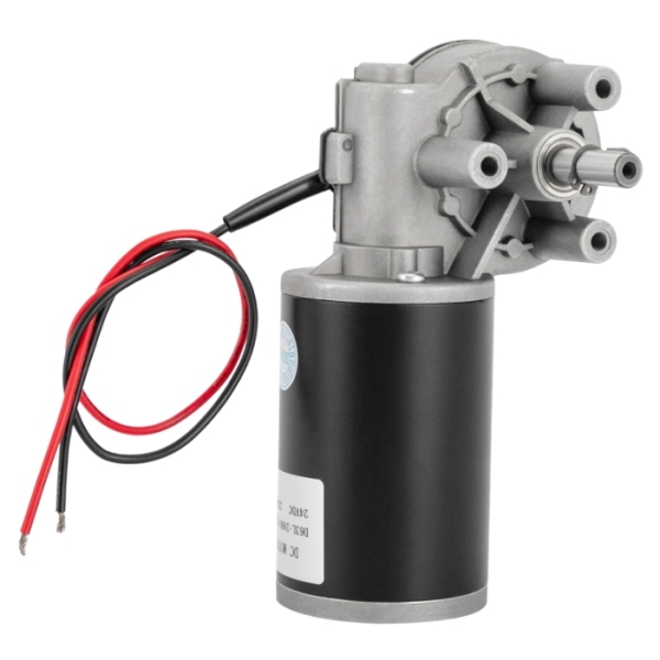 Motoriduttore DC 80W-24V-sinistra, carico ingranaggio 70kg, utilizzato nell'imballaggio, nella stampa, nel settore tessile, ecc