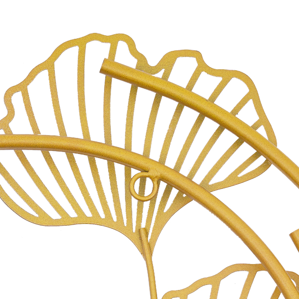 Confezione da 3 foglie di ginkgo rotonde adatte per la decorazione del soggiorno Confezione da 3 foglie di ginkgo rotonde adatte per la decorazione del soggiorno