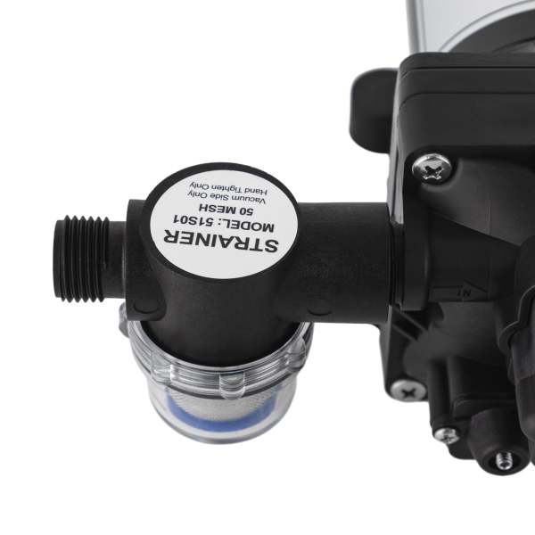 Pompa Autoadescante Per Acqua 12V – 160 Psi, Portata 8 L/min, Ideale Per Lavaggio Auto, Impianti Solari E Usi Domestici