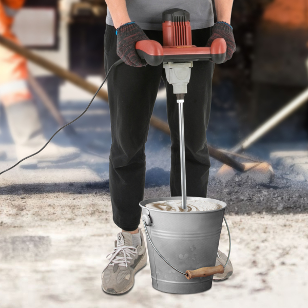 Miscelatore manuale Miscelatore manuale elettrico Betoniera utilizzata per miscelare calcestruzzo Cemento Cartongesso Fango Malta Vernice 1600W Betoniera