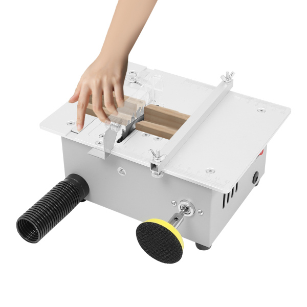 Mini sega circolare da tavolo da 240 W, sega circolare da tavolo, mini sega circolare multifunzione da tavolo ad alta potenza per modellismo e artigianato
