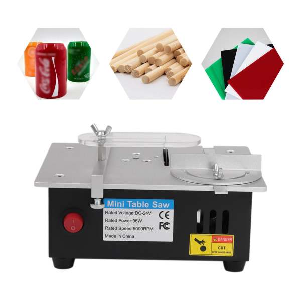 Mini sega da tavolo Lama per sega retrattile per la lavorazione del legno Alimentazione a sette velocità 5000 giri/min