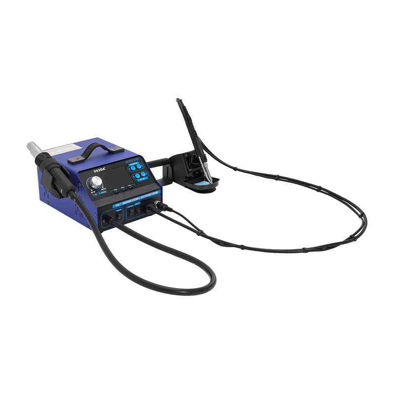 Stazione Saldatura Aria Calda 858D 700W - Stazione Dissaldante Digitale Con 3 Ugelli Saldatore 700w - Foto 10