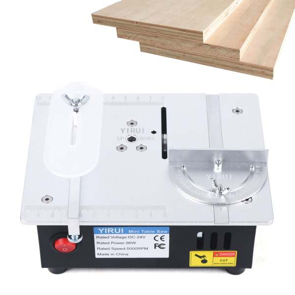 Mini sega da tavolo Sega da tavolo elettrica Lavorazione del legno Taglio fai-da-te