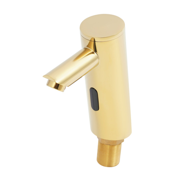 Rubinetto automatico dorato, rubinetto con sensore dorato, rubinetto per lavabo touchless - Caldo e freddo - DC - Standard