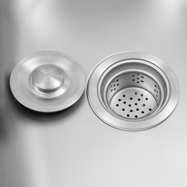 Lavello da cucina, Lavello da cucina in acciaio inox, Capacità di carico: circa 60 kg, 48*35*83 cm, Argento Lavello da cucina, Lavello da cucina in acciaio inox, Capacità di carico: circa 60 kg, 48*35*83 cm, Argento