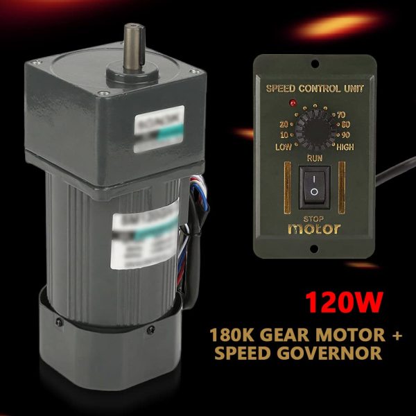 Motoriduttore AC, 220V, 120W, 180K, Cambio, Motore a vibrazione asincrona Motore meccanico