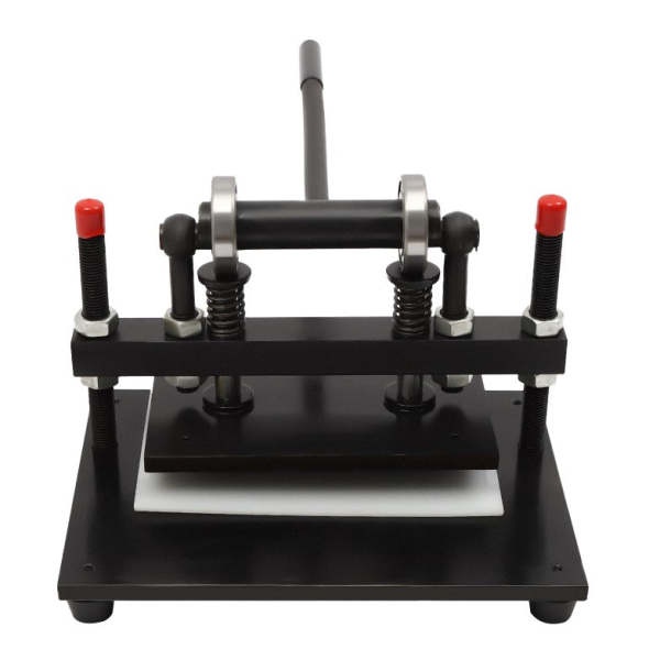 Pelle Manuale Die Piastra In Acciaio Stampatrice per Goffratura, Pressa Goffratrice Tagliatrice Manuale in Pelle, per Tagliare Diversi Materiali (0-10 mm)