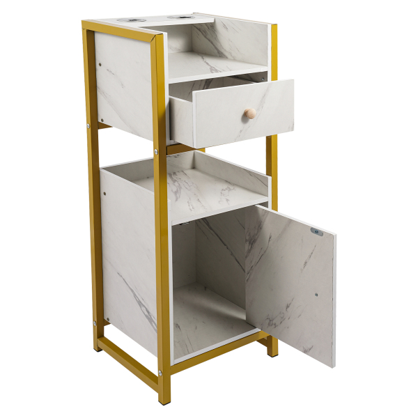 Strumenti per parrucchieri, scaffale per parrucchieri, scaffale per parrucchieri, scaffale per parrucchieri con cassetti, aspetto generoso, 34*30*85cm