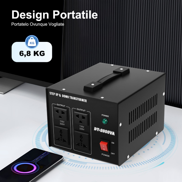 Convertitore di potenza trasformatore con spina UE da 500 W di tensione(da 220 V a 110 V) Convertitore Step Up/Down 110/120 Volt - 220/240 Volt acquista in modo economico - spedizione gratuita