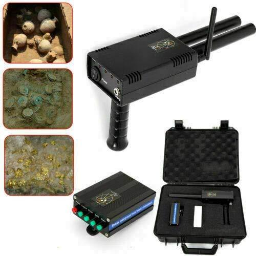 Rilevatore di metallo portatile in metallo, 1000 m, per monete d'oro, cani, relikte gioielli