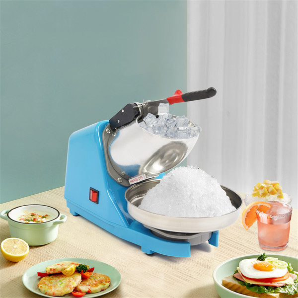 Tritaghiaccio Elettrico Professionale 300W - Doppia Lama, Ciotola Acciaio, Per Bar - Foto 5