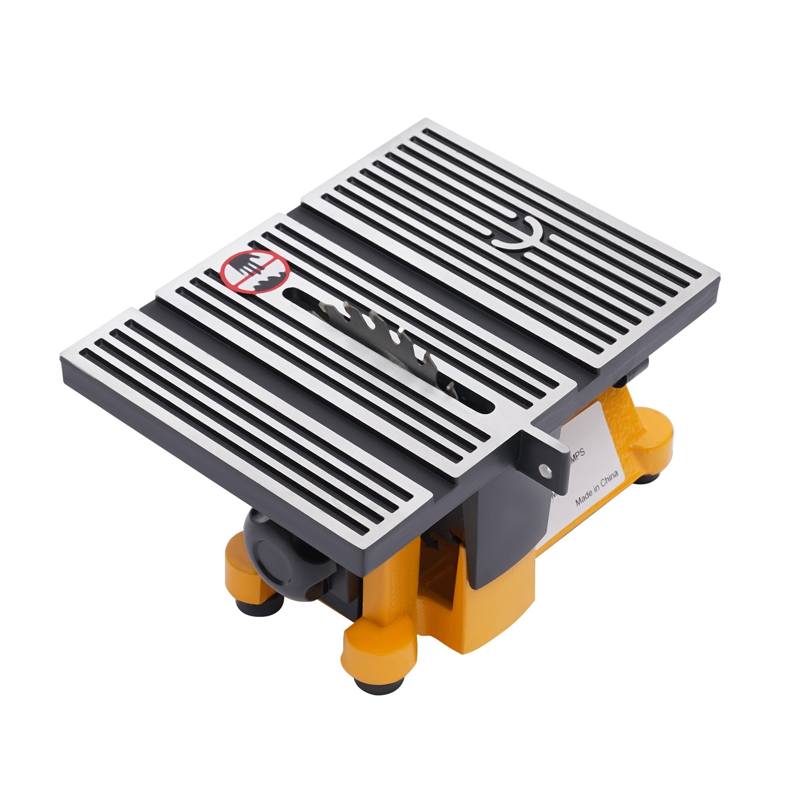 Sega Circolare Da Tavolo Mini - 200W Motore In Rame, Lama Per Legno E Metallo, Regolabile 0-90° - Foto 7