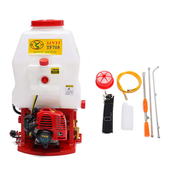 Spruzzatore a zaino, Spruzzatore a pressione, Spruzzatore - 20 litri con motore a benzina per piante da giardino