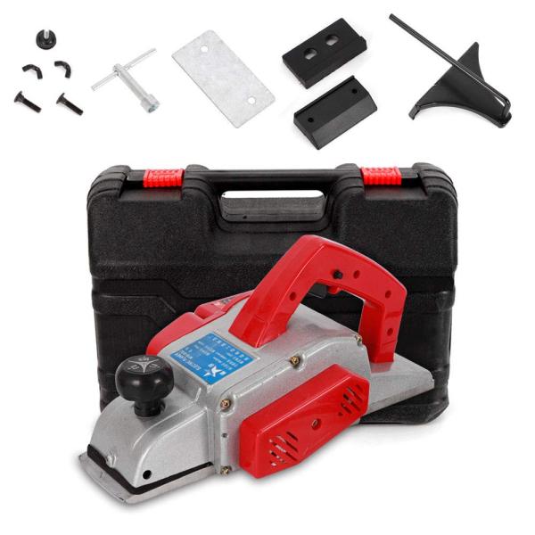 Piallatrice elettrica a una mano (1300 W, larghezza pialla 90 mm, profondità pialla 2 mm, 2 lame in lega di mangano)