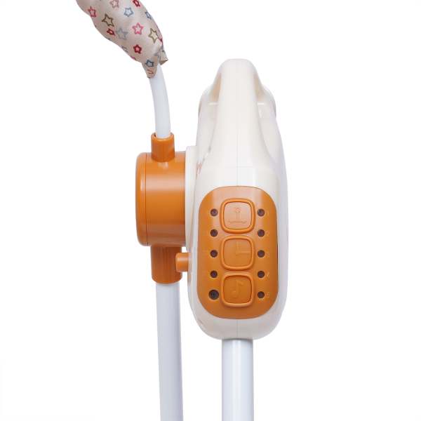 Lettino Dondolo Elettrico Rosa Per Neonati - Pieghevole Con Telecomando, Bluetooth E Sicurezza Integrata