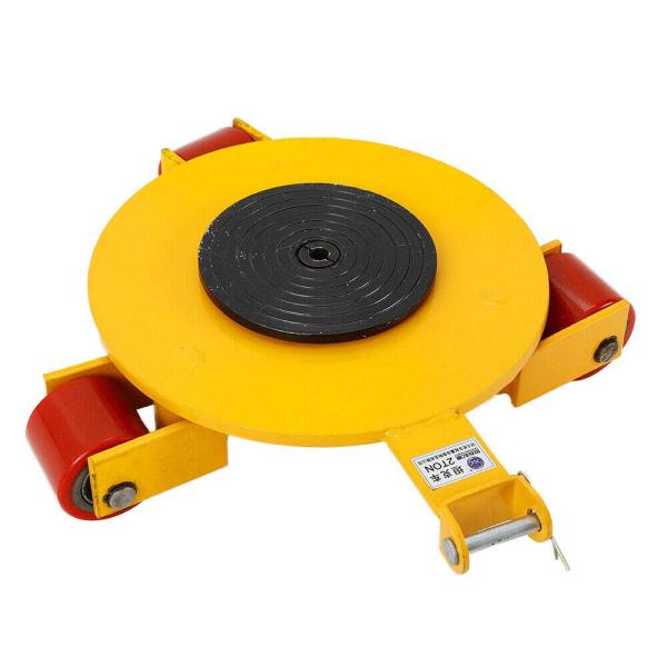 Machinery Mover - Carrello per trasporto 2T, rotella di 360°, 3 ruote, 4400 lbs