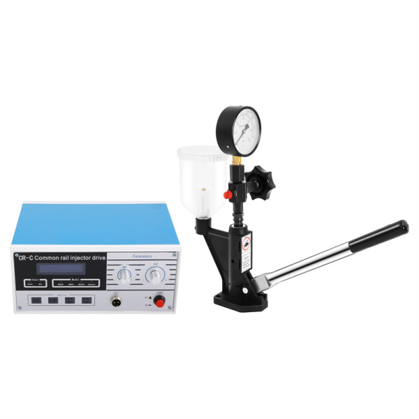 Tester per iniettori ugelli diesel, tester per iniettori da 600 bar, kit test iniettori diesel common rail multifunzionale CR-C + verificatore ugelli S60H