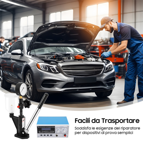 Bosch Multifunzione Tester Per Iniettori Common Rail Elettromagnetico Diesel Cr C E Kit Di Strumenti Di - Foto 4