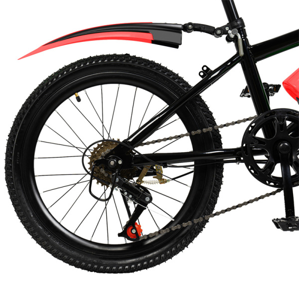 CNCEST 20 pollici Bike di montagno per bambini, ragazzi, verde o rosso