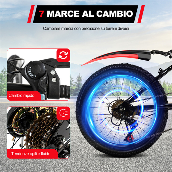 Biciclette 20 e 24 Pollici - Ragazzi dai 7 ai 14 Anni