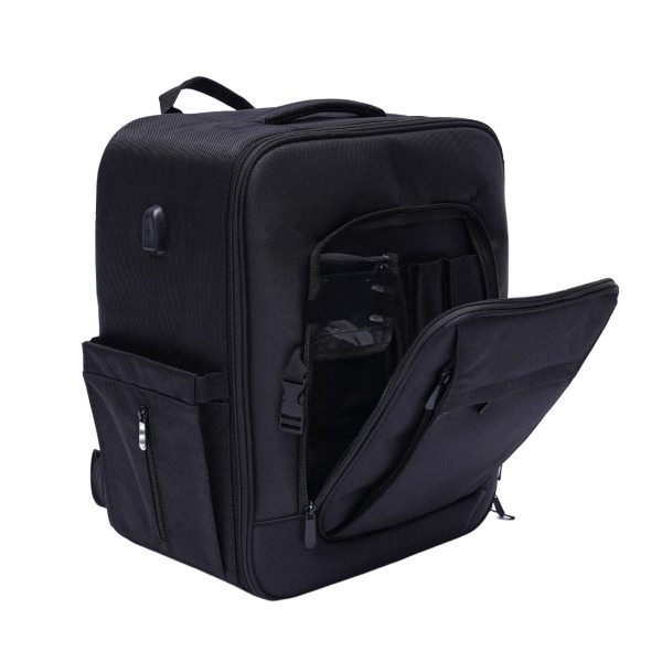 Borsa Zaino Sportiva Con Coulisse E Tasca Zip - Impermeabile, Capiente (10L), Per Palestra, Viaggi - 4