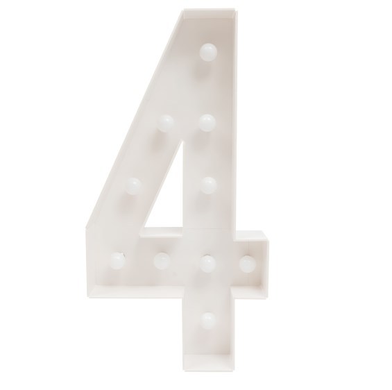 Numero Luminoso 40 Per Compleanno O Anniversario – 90 Cm, LED, Decorazione Festa, Con Supporto Anti-Ribaltamento