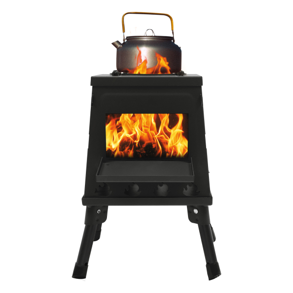 Stufa a Legna da Campeggio Antivento Pieghevole in Acciaio Inox, Pentole Stufa da Esterno Portatile a Legna Stufa da Tenda per 3-5 persone Stufa a Legna da Campeggio Antivento Pieghevole in Acciaio Inox, Pentole Stufa da Esterno Portatile a Legna Stufa da Tenda per 3-5 persone
