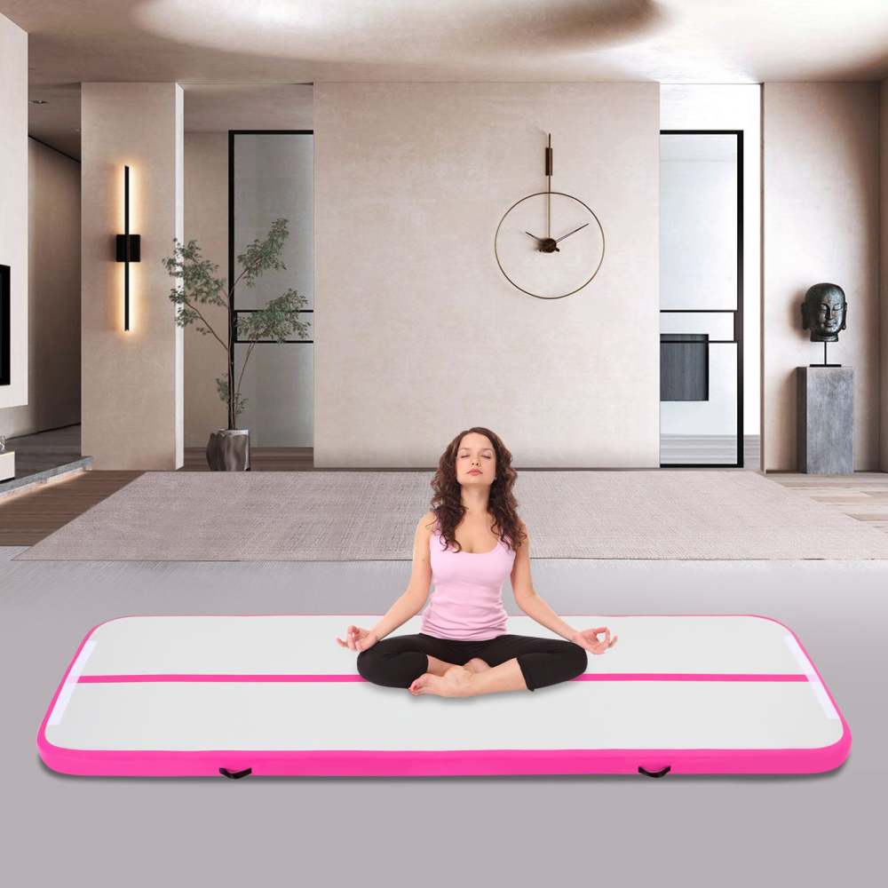 Trave Equilibrio Ginnastica 270cm - PU Pelle Con Base Antiscivolo, Portatile - Foto 5