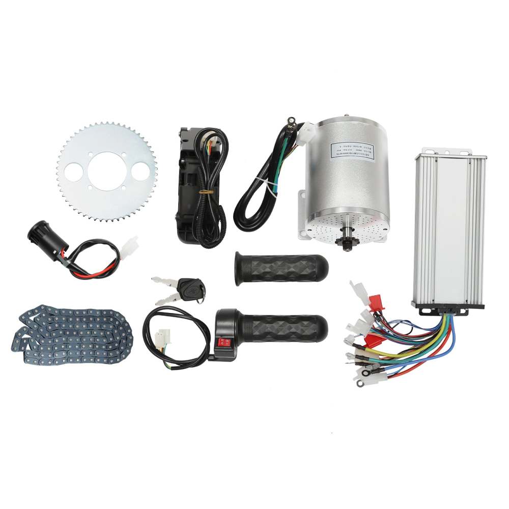Kit Motore Elettrico 24V 350W Per Scooter - Conversione A Ruota Da 8 Pollici Senza Spazzole - Foto 2
