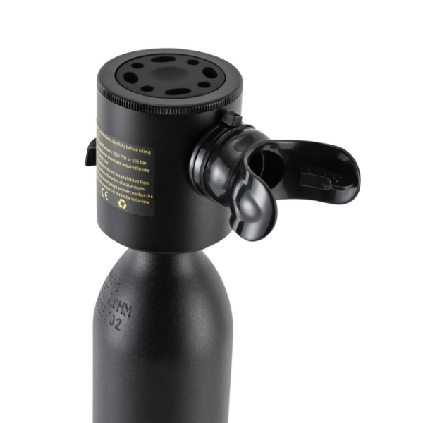 Mini bombola di ossigeno per immersioni subacquee, 5-10 minuti di utilizzo, attrezzatura subacquea portatile da 0,5 l, muta da sub