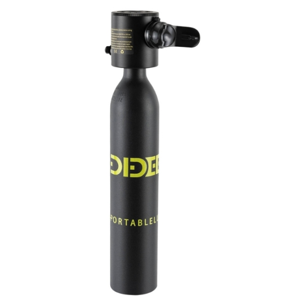 Mini bombola di ossigeno per immersioni subacquee, 5-10 minuti di utilizzo, attrezzatura subacquea portatile da 0,5 l, muta da sub