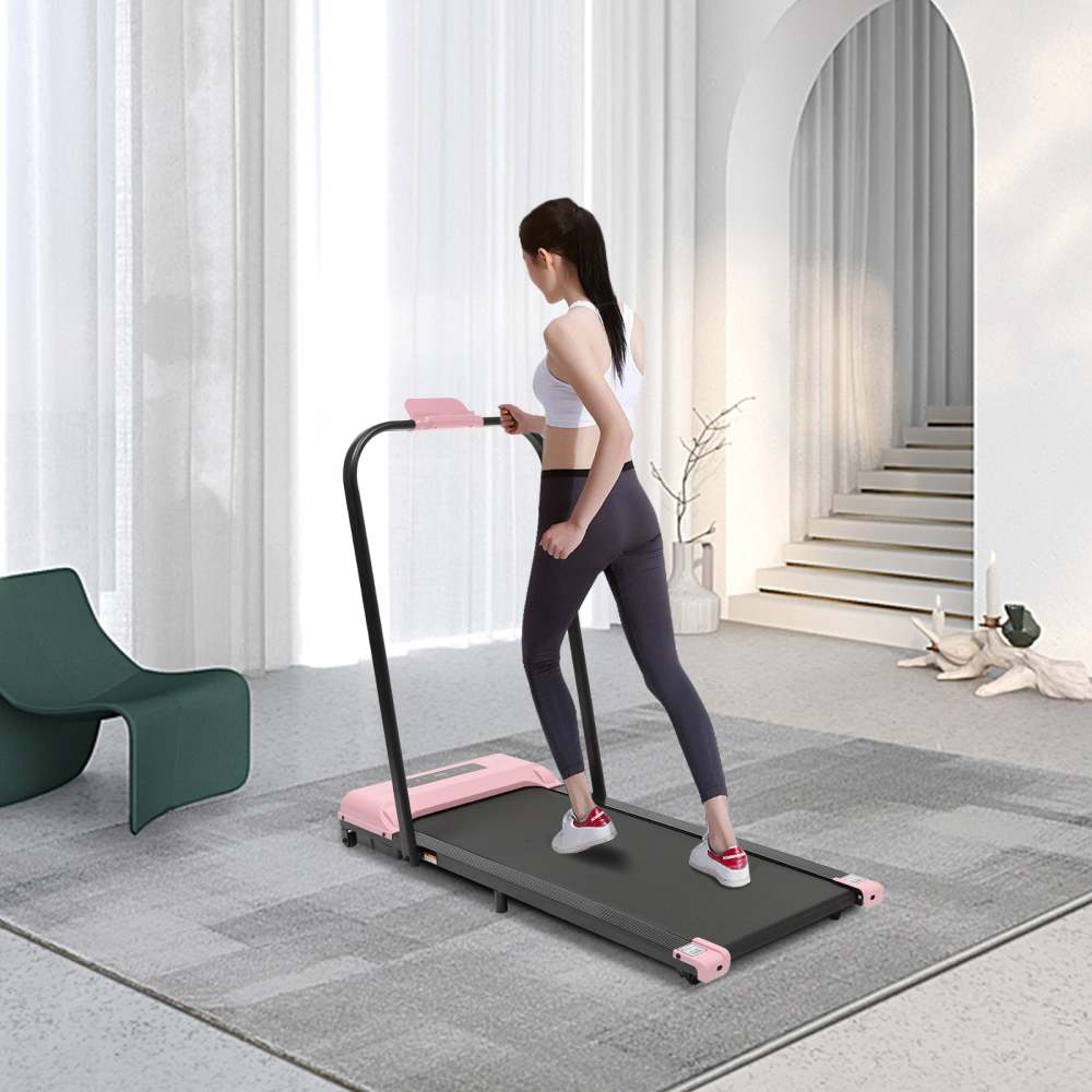UREVO E3S Tapis roulant con inclinazione, motore silenzioso da 2,25 HP, display a LED, telecomando, velocità da 0,9 a 6,4 km/h