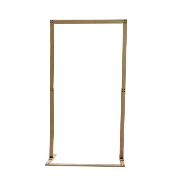 Arco di legno per matrimonio, archi per cerimonia, decorazione in legno per matrimonio, feste, giardino, esterno, sfondo interno (7ft)