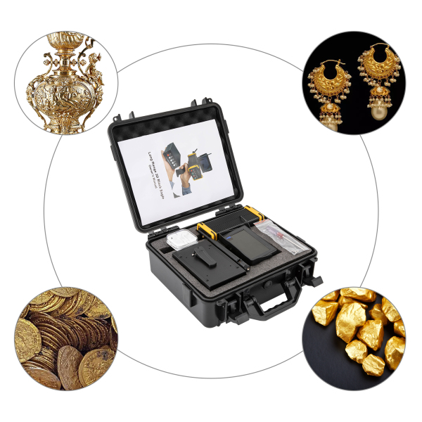 Metal detector sotterraneo con schermo ad alta definizione per rame oro argento AC100-240V (spina UE)