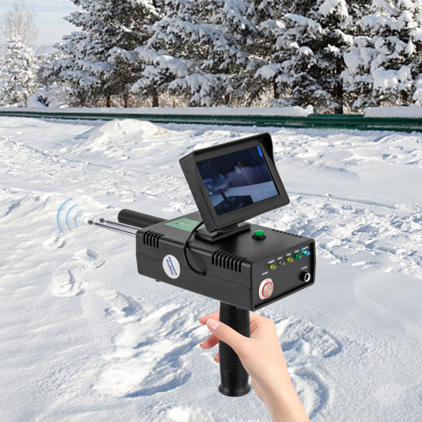 Metal Detector, rilevatore d'oro sotterraneo a lungo raggio da 98,4 piedi, display LED 3D
