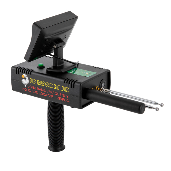 Metal Detector, rilevatore d'oro sotterraneo a lungo raggio da 98,4 piedi, display LED 3D