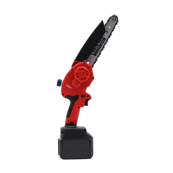 motosega a batteria da 8 pollici, con olio automatic e batteria da 4500 mAh, motore senza spazzole, per rami di alberi/cortile/Giardino