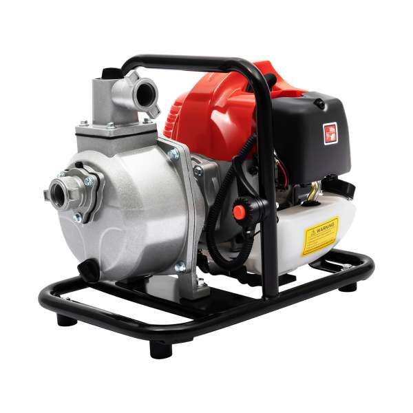 Pompa dell'Acqua a Benzina a 2 Tempi, Pompa da Giardino 1 pollici, Ingresso 1,25 KW, 43 cc, Corsa Massima: 80 m, Portata Massima di Aspirazione: 9 m