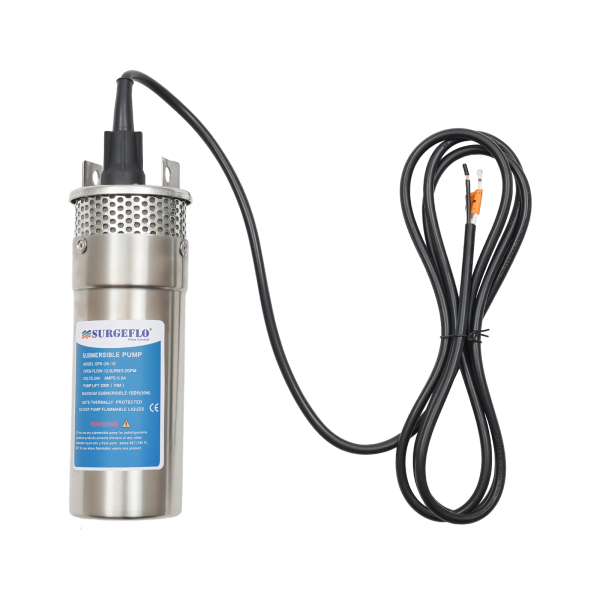 Pompa per pozzi profondi Pompa sommersa da 120 W 12 l/min max. Pompa per sabbia IP64 da 30 m