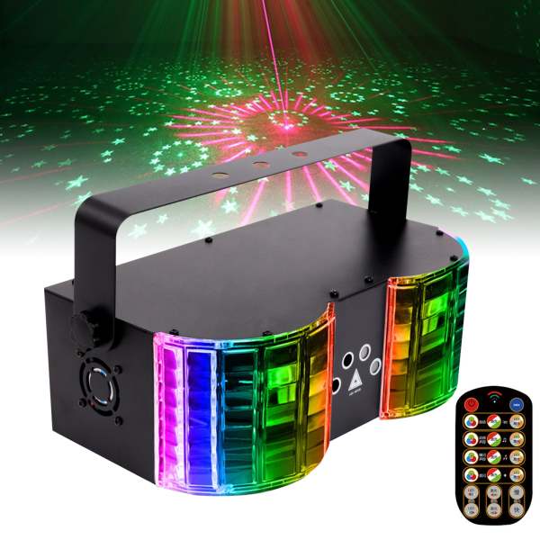 Luci da discoteca per feste, luci da palcoscenico, con DMX 512 e telecomando per casa, danza, matrimonio, eventi, feste
