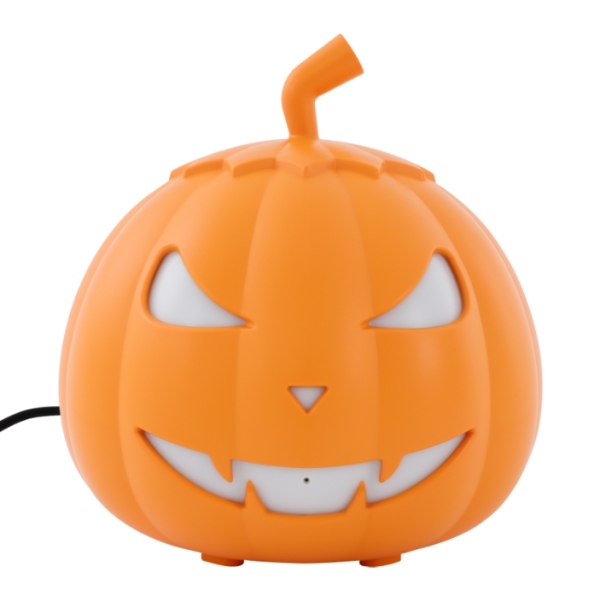 Macchina del fumo LED a forma di zucca da 800 W, macchina del fumo a tema natalizio, 3 effetti luminosi