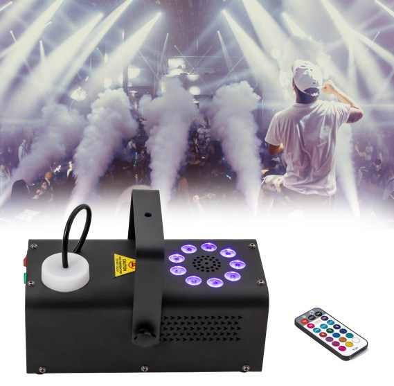 Macchina del fumo da 500 W, macchina del fumo portatile con telecomando