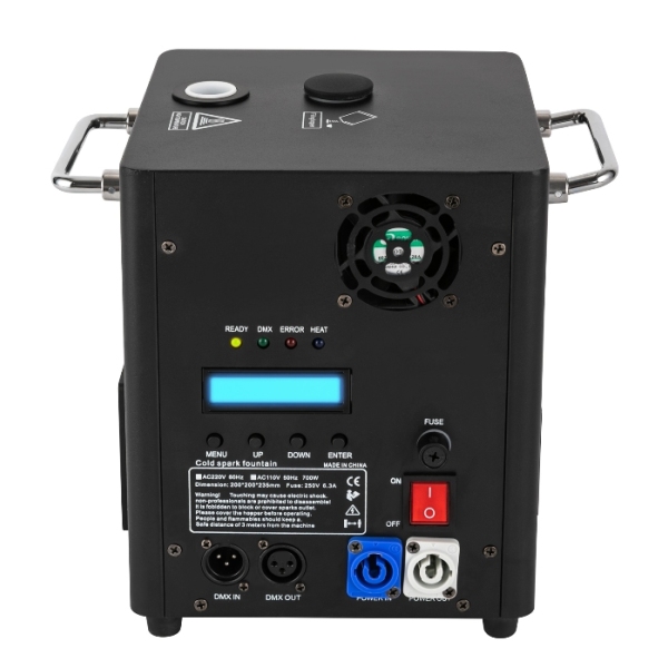 Macchina irroratrice elettronica per fiori con telecomando 700W 220V, presa europea, nera, altezza di spruzzo regolabile